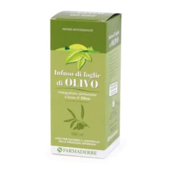 Farmaderbe Infuso di foglie di olivo - Integratore alimentare per la pressione arteriosa, 500 ml