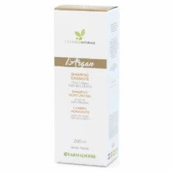 Farmaderbe L'Argan - Shampoo idratante e delicato per l'uso frequente, flacone da 200 ml