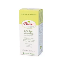 Farmaderbe Micovit - Emulgel per viso e corpo ad azione dermopurificante e lenitiva, 150 ml