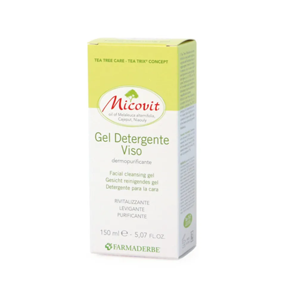 Farmaderbe Micovit - Gel Detergente Viso Dermopurificante, 150ml