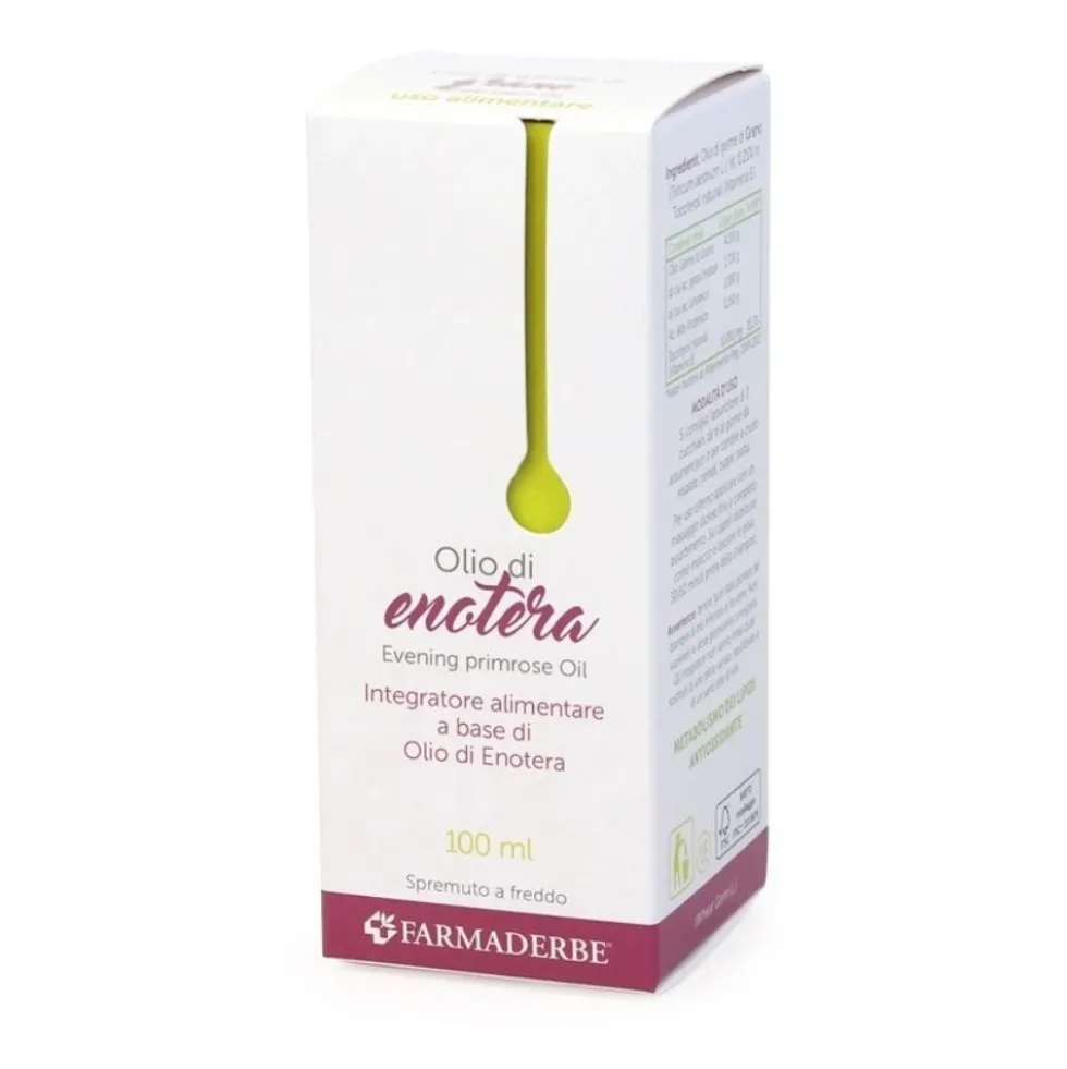 Farmaderbe Olio Alimentare di Enotera, 100ml