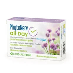 Farmaderbe PhytoNerv - All Day Integratore Alimentare, 30 Compresse