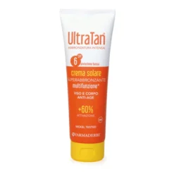 Farmaderbe Ultra Tan - Crema Multifunzione +60% SPF6 Superabbronzante, 125ml
