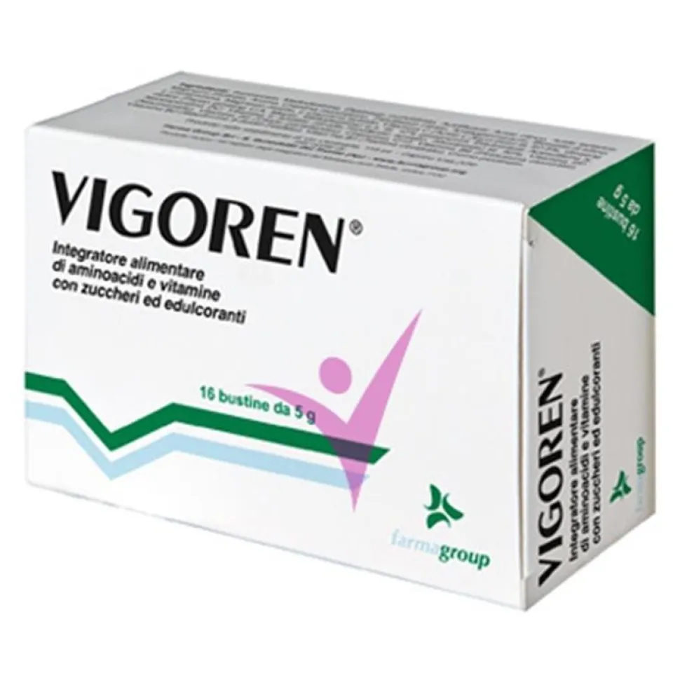 Farma Group- Vigoren Integratore Alimentare, 16 Bustine