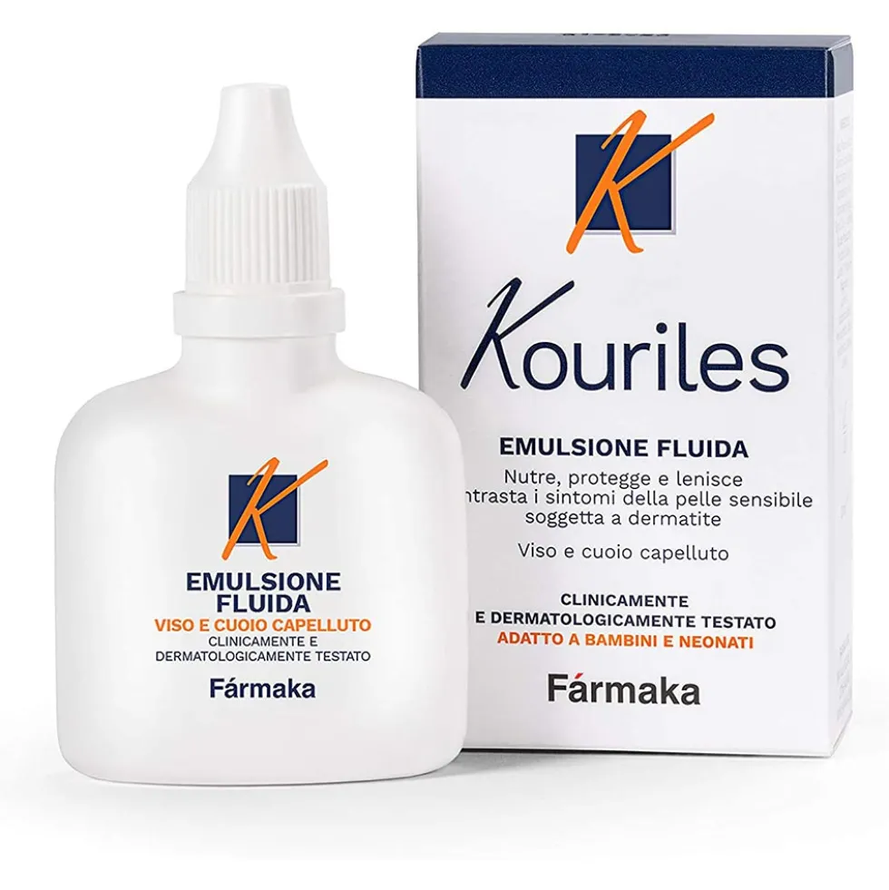 Farmaka Pharma Kouriles Emulsione Fluida Lenitiva per Dermatiti, 30ml