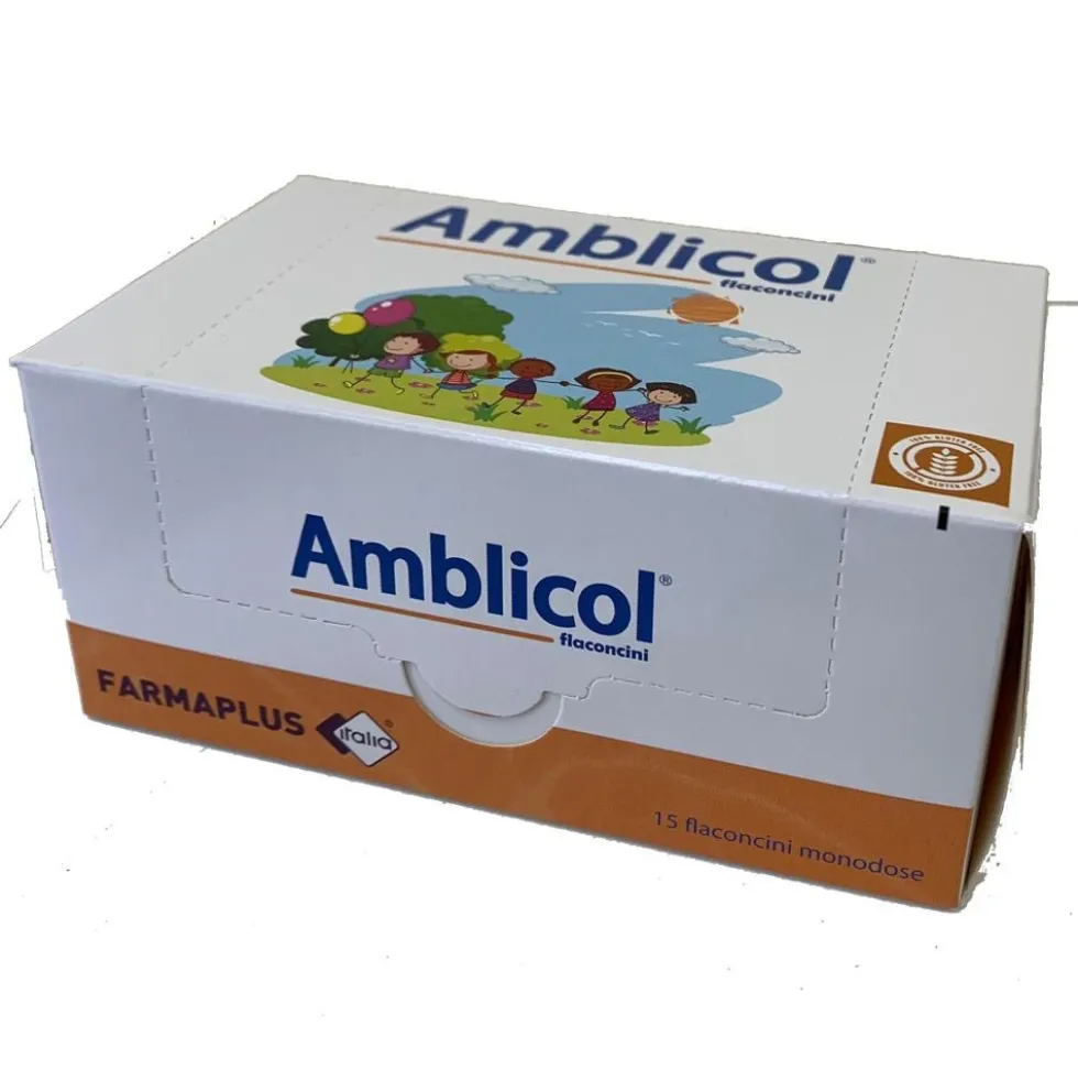 Farmaplus Amblicol Bambini Integratore Alimentare, 14 Flaconcini da 10ml
