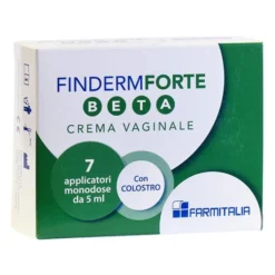 Farmitalia Finderm Forte Beta - Crema vaginale per le lesioni da HPV, 7 applicatori monodose