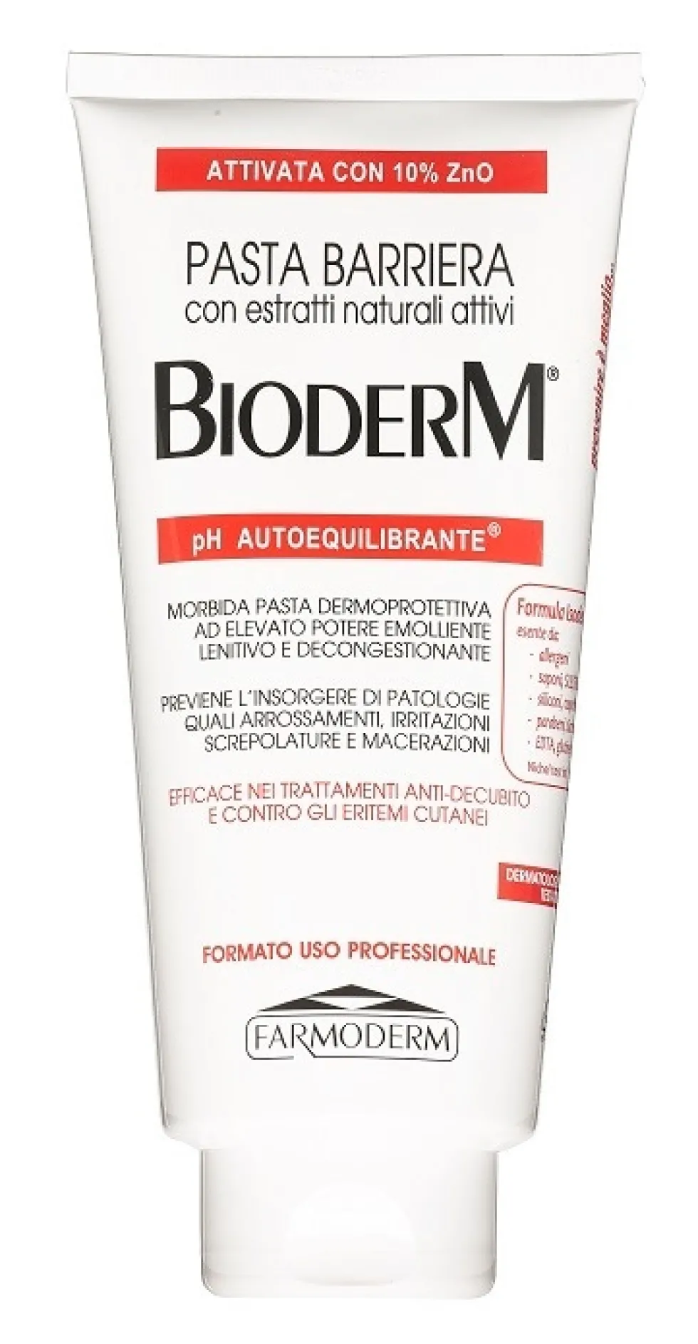 Farmoderm Bioderm Pasta Barriera Traspirante con Zinco, 300ml