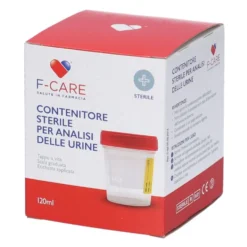 Farvima F-Care Contenitore Sterile Raccolta Urine, 120ml