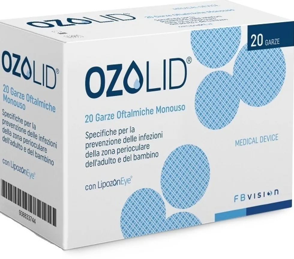 FB Vision Ozolid Garza Oftalmica Monouso Igiene Perioculare, 20 sgarze