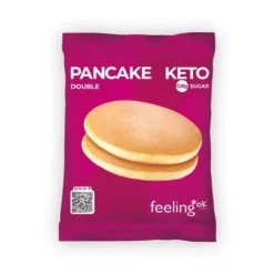 Feeling Ok Pancake double proteico a basso contenuto di carboidrati, 50 g