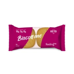 Feeling Ok +Protein Biscottone Cocco - Biscotto proteico per diete povere di carboidrati, 50 g