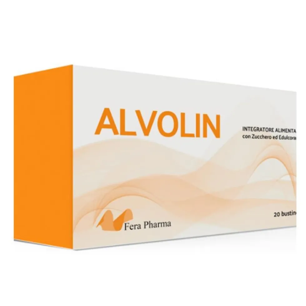 Fera Pharma Alvolin Integratore Alimentare Transito Intestinale 20 Bustine