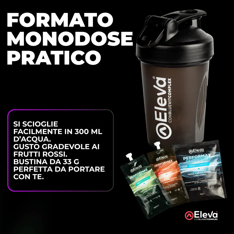Fera Pharma Eleva Full Performax Kit - Integratori per prima, durante e dopo l'allenamento, 6 unità