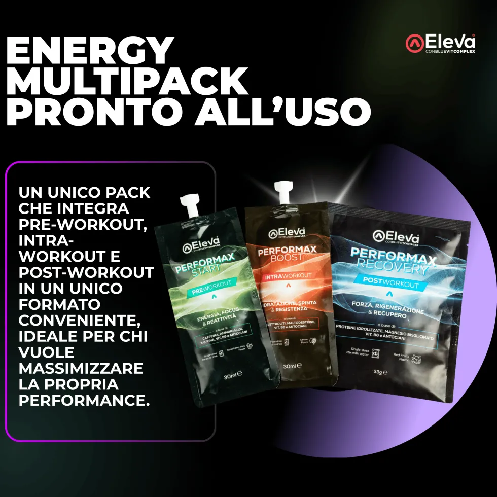 Fera Pharma Eleva Full Performax Kit - Integratori per prima, durante e dopo l'allenamento, 6 unità