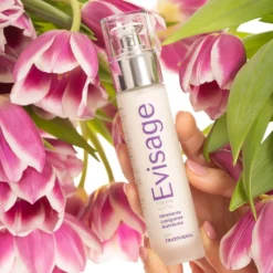 Fera Pharma Evisage Crema Notte - Crema nutriente e levigante per il viso e il collo, 50 ml