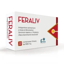 Fera Pharma Feraliv Integratore Probiotici Prostata e Vie Urinarie, 30 Compresse