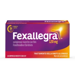 Fexallegra 120 mg - Antistaminico per la rinite allergica, 10 compresse
