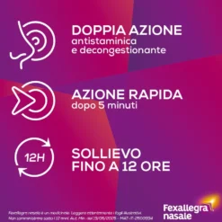 Fexallegra Nasale - Spray nasale per il trattamento della rinite allergica, 10 ml