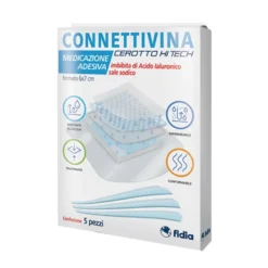 Fidia Connettivina - Cerotto Hi Tech con Acido Ialuronico 6 x 7 cm, 5cerotti