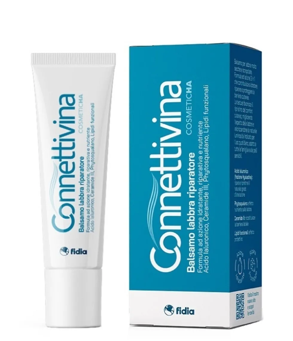 Fidia Connettivina Labbra - Balsamo riparatore per labbra molto secche e screpolate, 10 ml