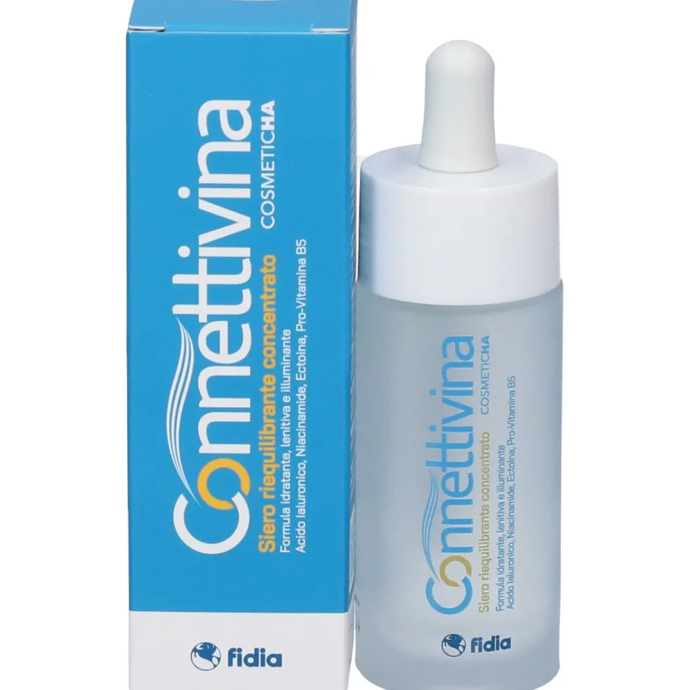 Fidia Connettivina Siero Viso Riequilibrante Siero emolliente e lenitivo, 30 ml