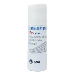 Fidia Connettivina Silver Plus Spray - Medicazione in polvere per ferite e scottature, 50 ml