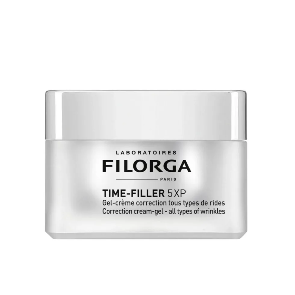 Filorga Time Filler - 5XP Crema-Gel Correttiva 5 Tipi di Rughe Viso Collo, 50ml
