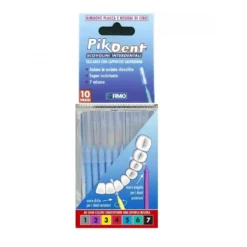 Fimo Pikdent - Stuzzicolino Scovolino 5 Azzurro misura 0,8mm, 10 Scovolini