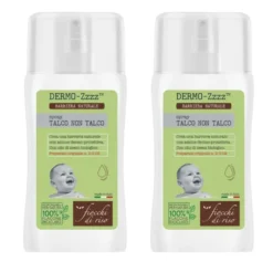 Fiocchi di Riso Dermo Zzz - Spray talco non talco per proteggere dalle zanzare, 2 x 100 ml