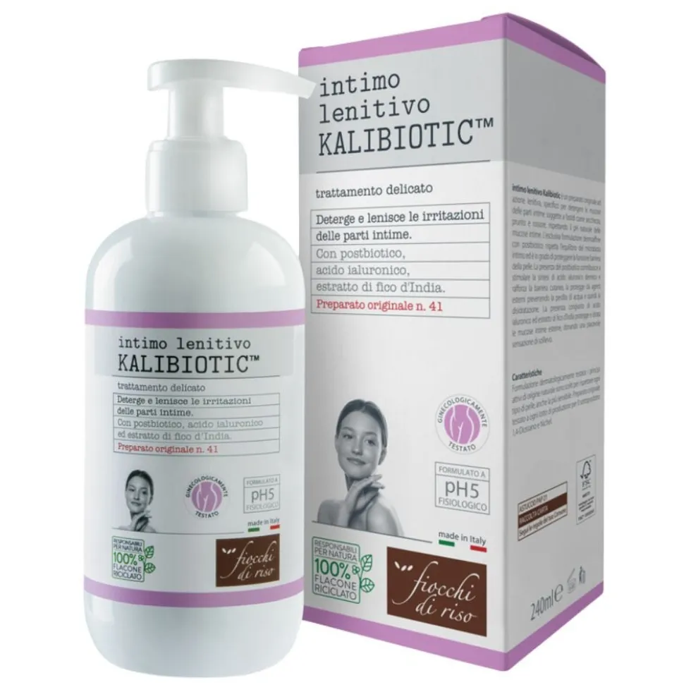 Fiocchi di Riso Kalibiotic - Detergente Intimo Lenitivo pH 5, 240ml