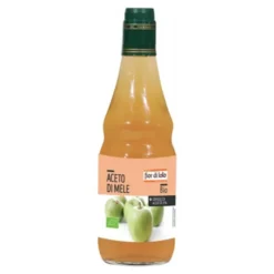 Fior di Loto Aceto di Mele Biologico - Condimento alimentare per insalate e salse, 500 ml