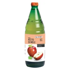 Fior Di Loto Aceto di Mele Tedesco Bio Non Pastorizzato, 750ml