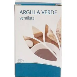 Fior di Loto Argilla verde ventilata - Polvere assorbente e purificante per la pelle, 200 g