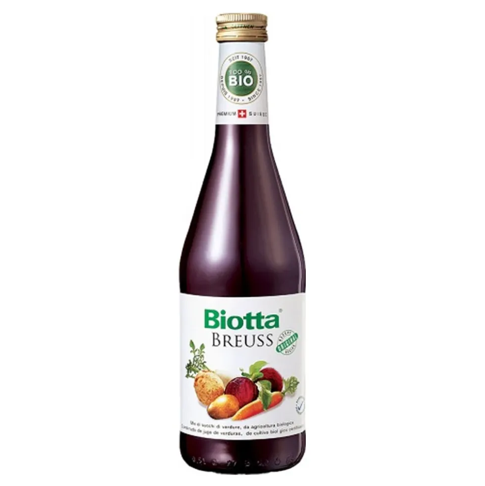 Fior di Loto Biotta Succo di verdure Breuss bio - Succo vegetale per depurazione, 500 ml