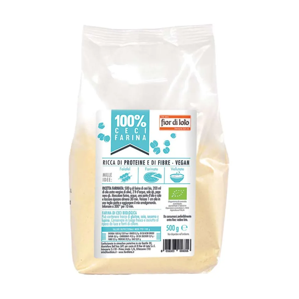 Fior Di Loto Farina Di Ceci Bio Vegan, 500g