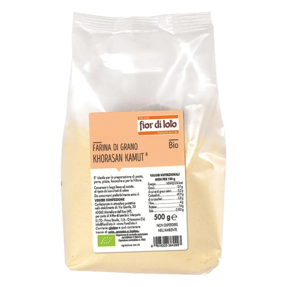 Fior di Loto Farina di Grano Khorasan Kamut, 500g