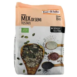 Fior Di Loto Mix di semi tostati - Miscela biologica senza glutine con azione digestiva, 250 g