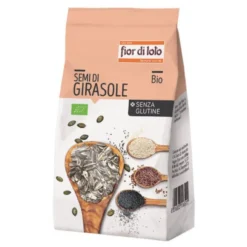 Fior di Loto Semi di girasole biologici - Semi oleaginosi senza glutine per la salute, 250 g
