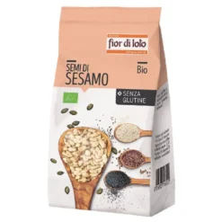 Fior di Loto Semi di sesamo biologici senza glutine - Semi interi ad azione antiossidante, 250 g