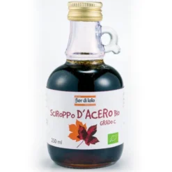 Fior di Loto Succo d'Acero Bio Grado C Dolcificante naturale per bevande e dolci, 250 ml
