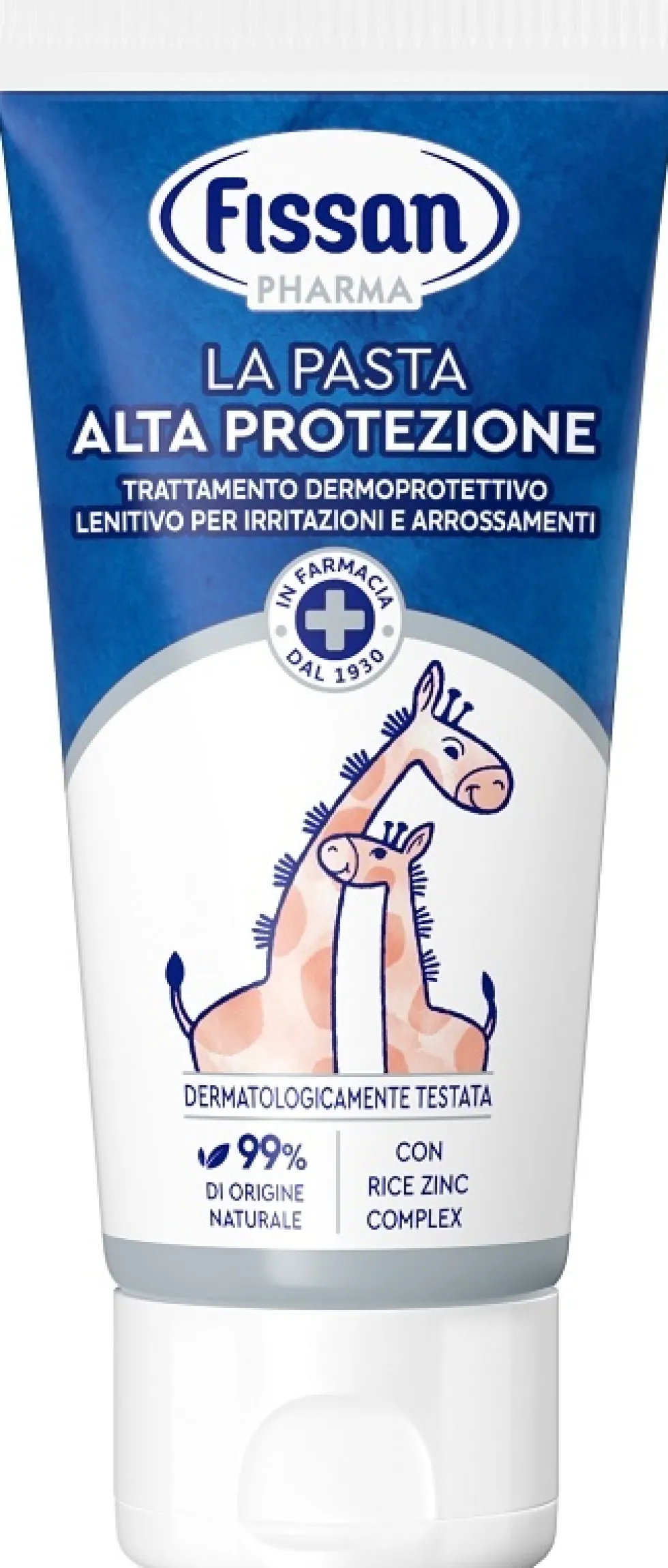 Fissan La Pasta Alta Protezione trattamento lenitivo per irritazioni e arrossamenti, 50g
