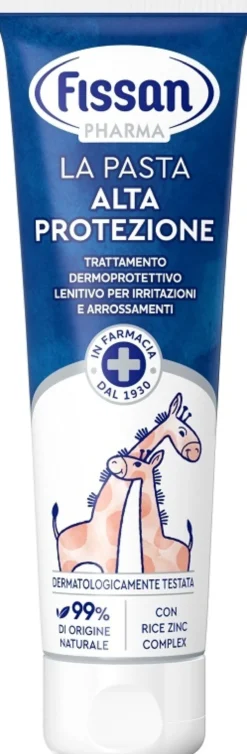 Fissan Pasta Alta Protezione - Pasta protettiva per le irritazioni e gli arrossamenti, 100 g