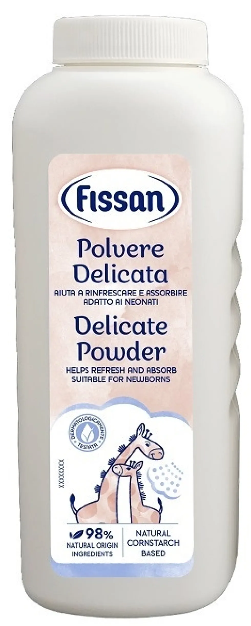Fissan Polvere Delicata e lenitiva per proteggere la pelle dalle irritazioni, 200 g