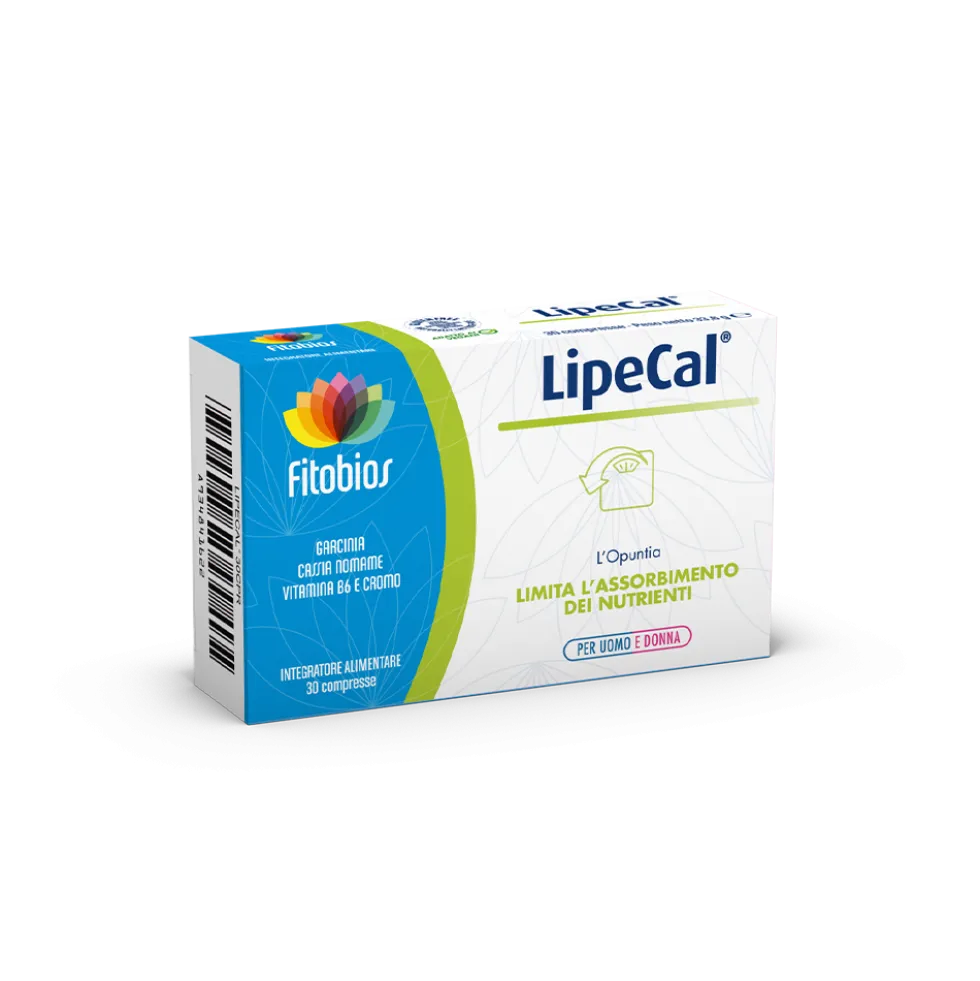 Fitobios Lipecal - integratore dimagrante, 30 compresse