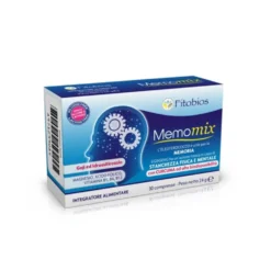 Fitobios Memo Mix - Integratore alimentare per la memoria e la concentrazione, 30 compresse