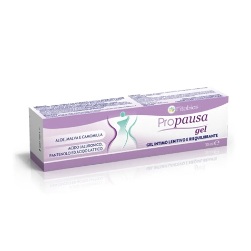 Fitobios ProPausa - Gel intimo idratante e lenitivo per la secchezza vaginale, 30 ml
