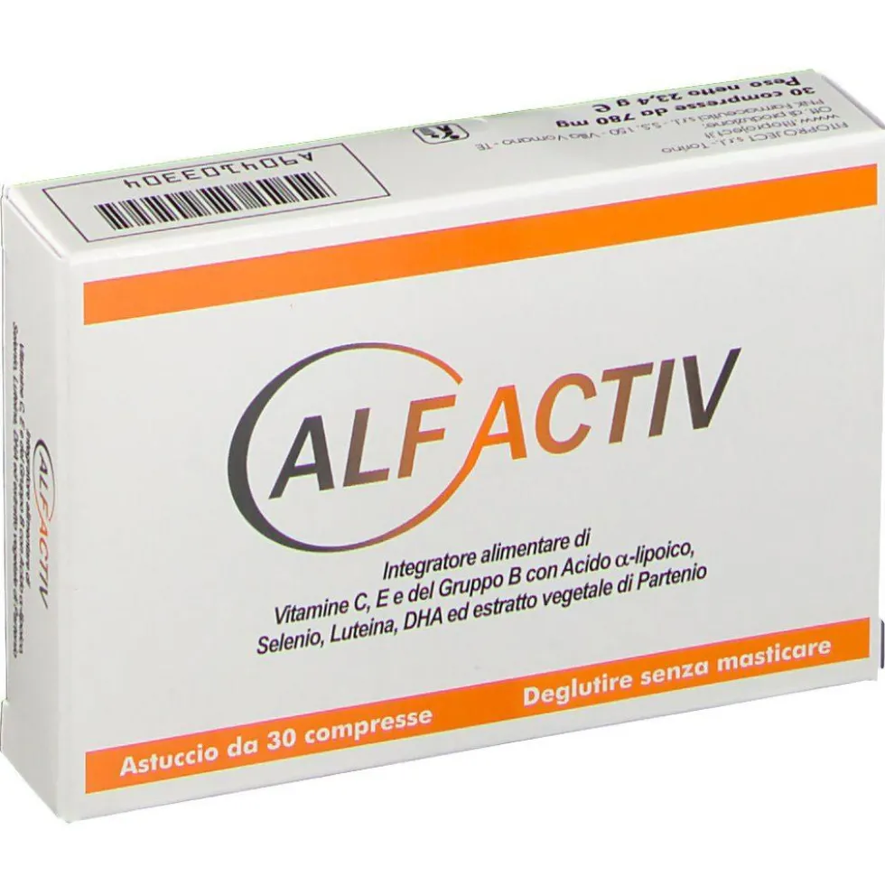 Fitoproject Alfactiv Integratore Alimentare, 30 Compresse