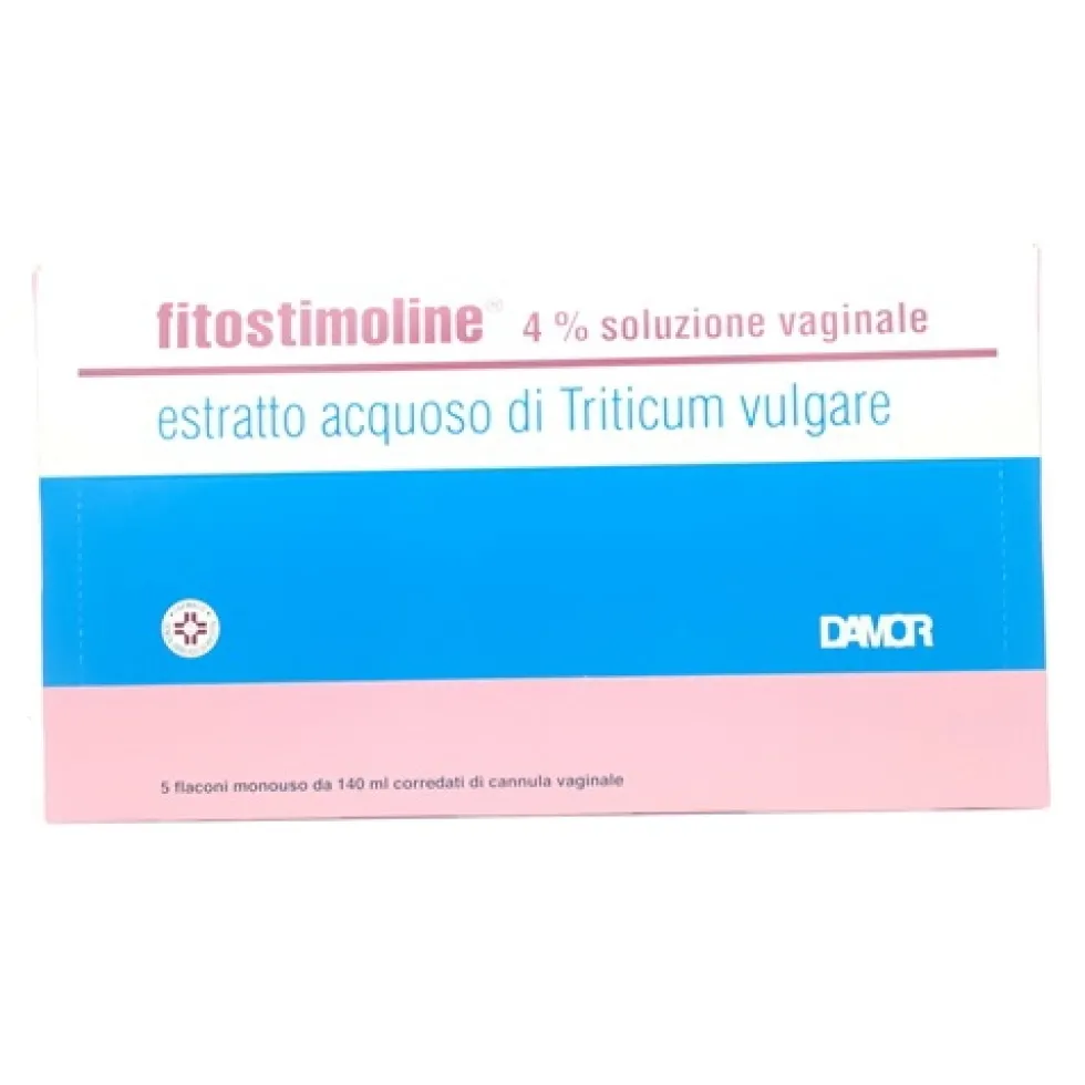 Fitostimoline 4 G Soluzione Vaginale 5 Flaconi Da 140 Ml