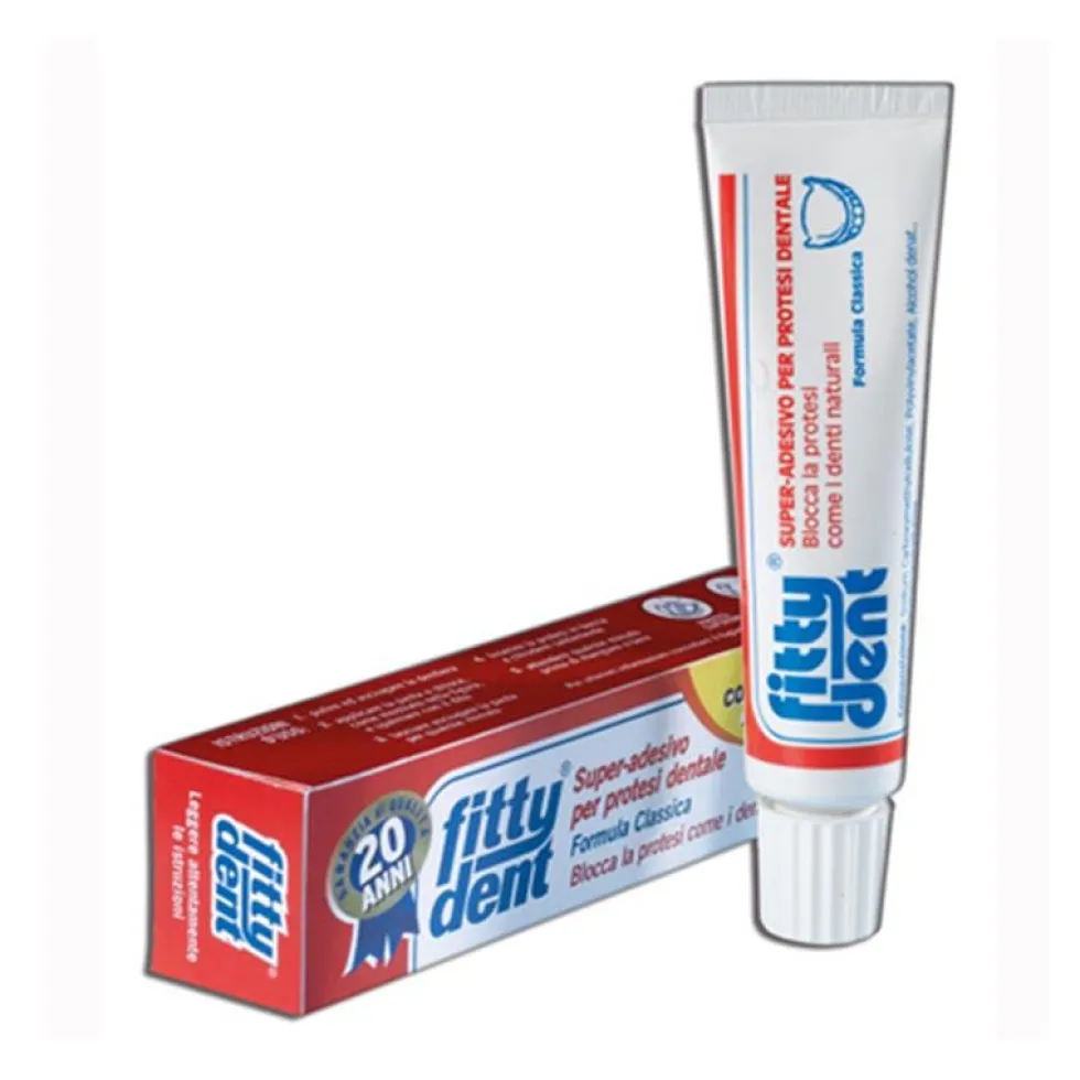 Fittydent Super Adesivo Per Protesi Dentale Formula Classica, 40 g